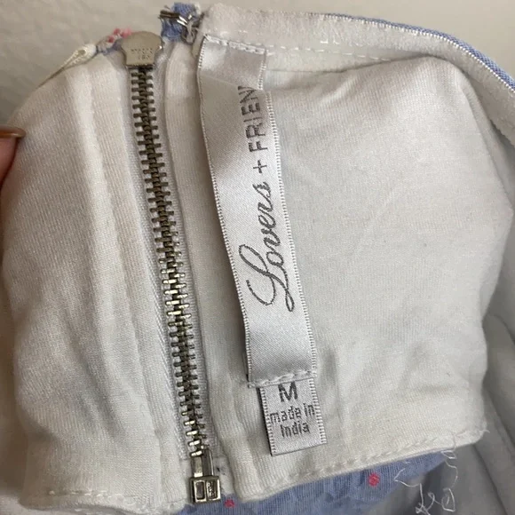 REVOLVE Lovers + Friends Ronita Strapless Ruffle Long Sleeve Mini Dress | Size S - Picture 7 of 7